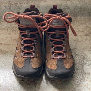 Merrell Brown Lace Up Boots